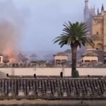 Colapsa el techo de la capilla donde se originó el incendio de la Mezquita de Córdoba