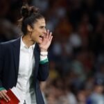Montse Tomé, en la rampa de salida
