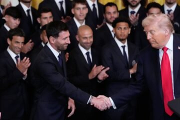 Messi visita al fin la Casa Blanca