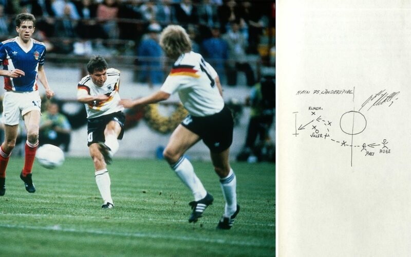 Los héroes del fútbol dibujan su mayor hazaña