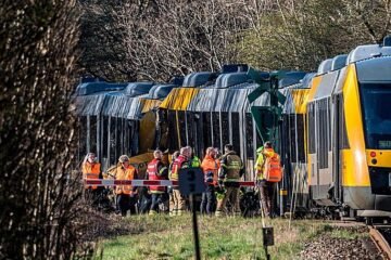 La colisión frontal de dos trenes deja múltiples heridos en Dinamarca