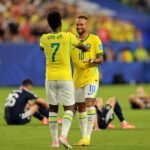 El Vinicius más afilado permite el debut de Neymar y que Brasil se divierta para derrotar a una Escocia sin alma