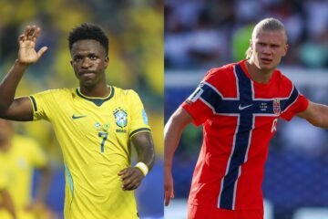 Brasil-Noruega: Vinicius y Haaland se citan en el área