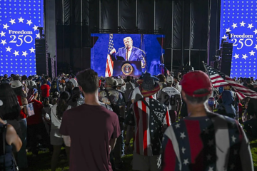 Trump celebra los 250 años de EE UU como el triunfo de su presidencia