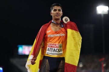 Attaoui saca un bronce en 800m de la casi nada