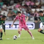 Messi vuelve a jugar con el Inter Miami tras la muerte de su padre