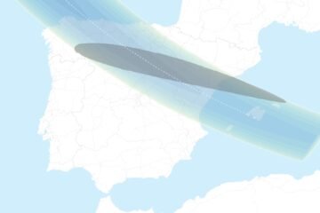 De 20.26 a 20.34: así será el recorrido del eclipse total por España, segundo a segundo