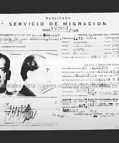 “Luis Buñuel: 1,73 de estatura, pecas en la cara”: el exilio español a América tras la Guerra Civil contado en 100.000 documentos