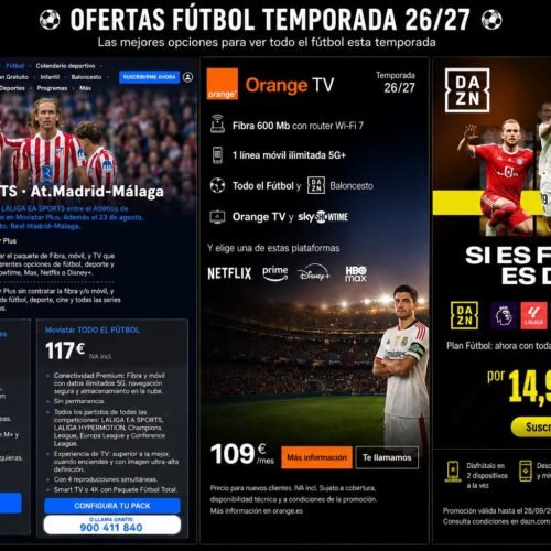 Los operadores encarecen hasta un 5% el precio del fútbol en televisión ante el arranque de LaLiga