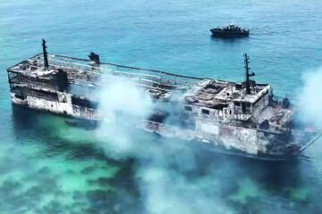 Filipinas busca a 86 desaparecidos en el incendio de un ferry que deja al menos 5 muertos